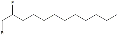 1-Bromo-2-fluorododecane Struktur