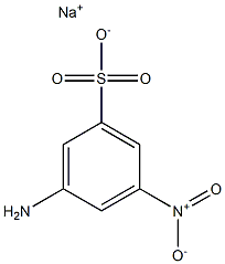 3-Amino-5-nitrobenzenesulfonic acid sodium salt Struktur