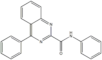 N-Phenyl-4-phenylquinazoline-2-carboxamide Struktur