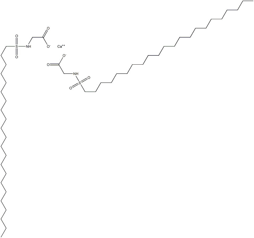 Bis(N-docosylsulfonylglycine)calcium salt Struktur