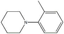 1-(2-Methylphenyl)piperidine Struktur