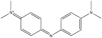 N-[4-[[4-(Dimethylamino)phenyl]imino]-2,5-cyclohexadien-1-ylidene]-N-methylmethanaminium Struktur