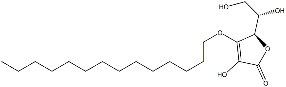 3-O-Tetradecyl-L-ascorbic acid Struktur