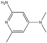 2-Amino-4-(dimethylamino)-6-methylpyridine Struktur