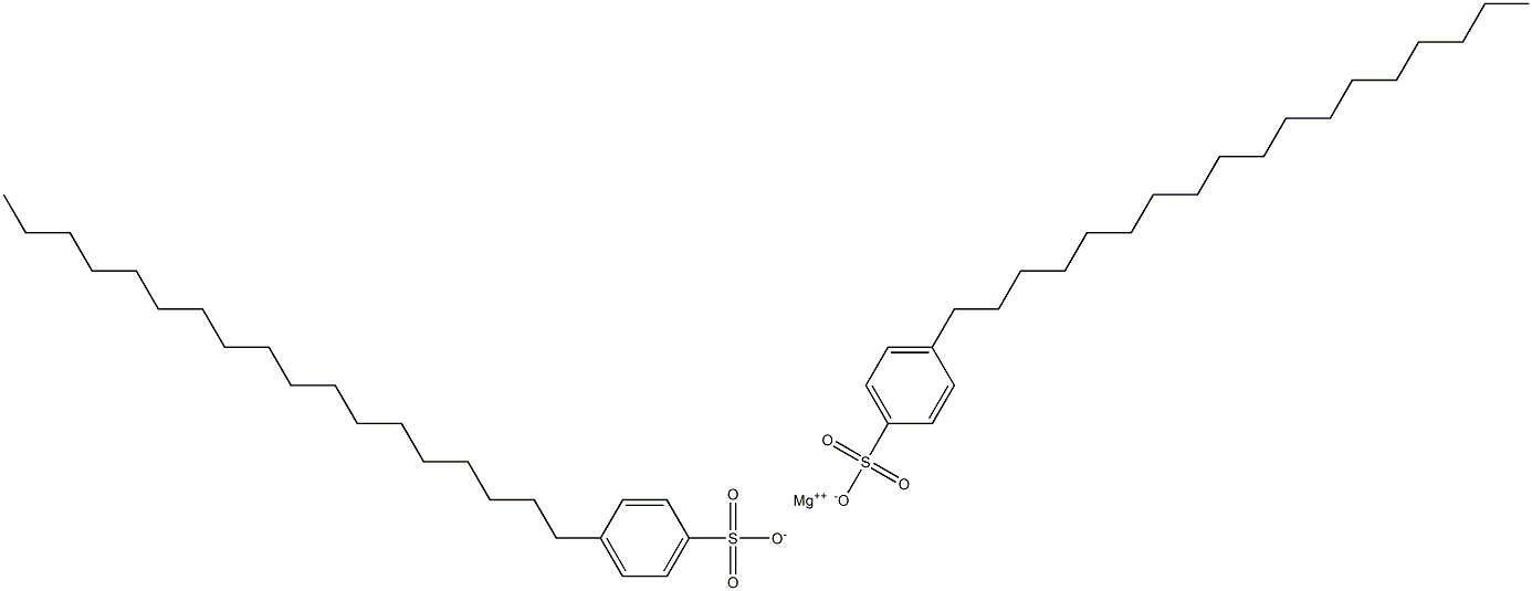 Bis(4-octadecylbenzenesulfonic acid)magnesium salt Struktur