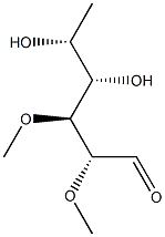 2-O,3-O-Dimethyl-D-fucose Struktur