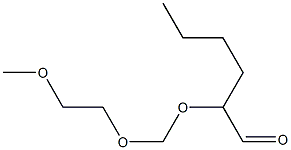 2-[(2-Methoxyethoxy)methoxy]hexanal Struktur