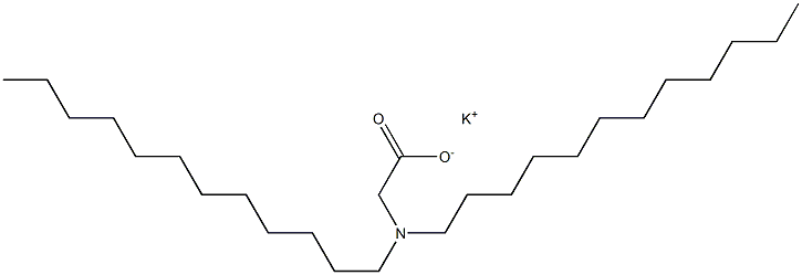 N,N-Didodecylaminoacetic acid potassium salt Struktur