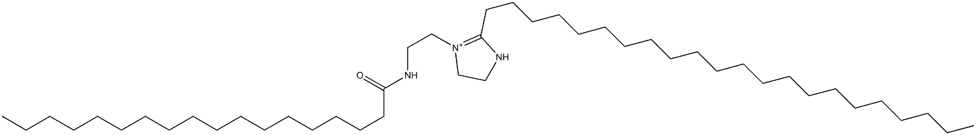 2-Docosyl-1-[2-(stearoylamino)ethyl]-1-imidazoline-1-ium Struktur