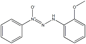 3-(2-Methoxyphenyl)-1-phenyltriazene 1-oxide Struktur