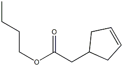 3-Cyclopentenylacetic acid butyl ester Struktur