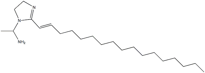 1-(1-Aminoethyl)-2-(1-heptadecenyl)-2-imidazoline Struktur