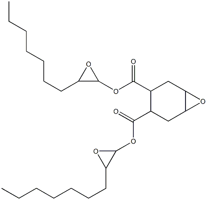 7-Oxabicyclo[4.1.0]heptane-3,4-dicarboxylic acid bis(1,2-epoxynonan-1-yl) ester Struktur