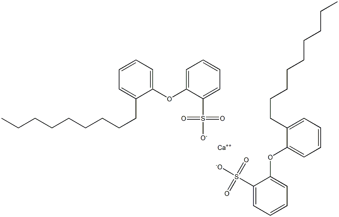 Bis[2-(2-nonylphenoxy)benzenesulfonic acid]calcium salt Struktur