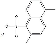 2,5-Dimethyl-1-naphthalenesulfonic acid potassium salt Struktur