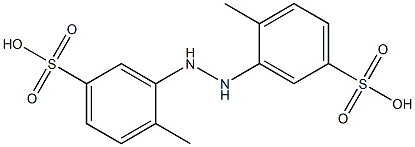 2,2'-Dimethylhydrazobenzene-5,5'-disulfonic acid Struktur