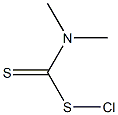 Dimethylthiocarbamoylthio chloride Struktur