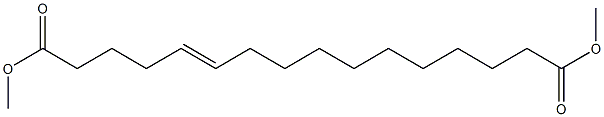 5-Hexadecenedioic acid dimethyl ester Struktur