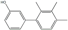 3-(2,3,4-Trimethylphenyl)phenol Struktur