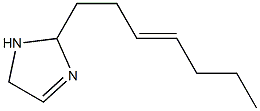 2-(3-Heptenyl)-3-imidazoline Struktur