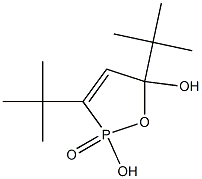 2-Hydroxy-5-hydroxy-3,5-di-tert-butyl-2,5-dihydro-1,2-oxaphosphole 2-oxide Struktur