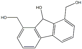 1,8-Bis(hydroxymethyl)-9H-fluoren-9-ol Struktur