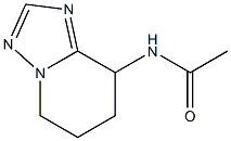 N-[(5,6,7,8-Tetrahydro[1,2,4]triazolo[1,5-a]pyridin)-8-yl]acetamide Struktur