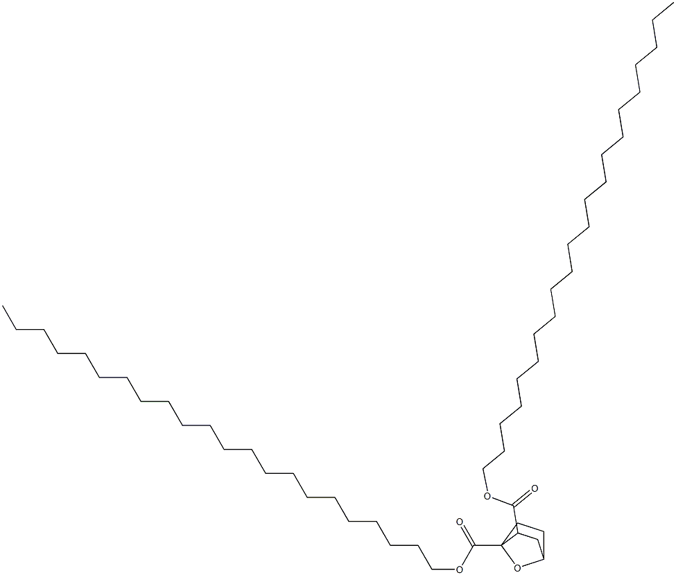 7-Oxabicyclo[2.2.1]heptane-1,2-dicarboxylic acid didocosyl ester Struktur