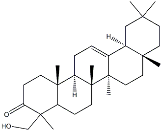 24-Hydroxyolean-12-en-3-one Struktur