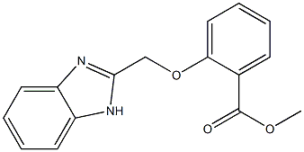 2-[(1H-Benzimidazol-2-yl)methoxy]benzoic acid methyl ester Struktur