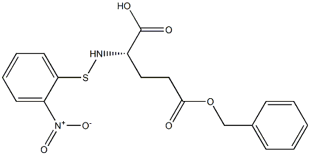 N-[(2-Nitrophenyl)thio]-L-glutamic acid 5-phenylmethyl ester Struktur