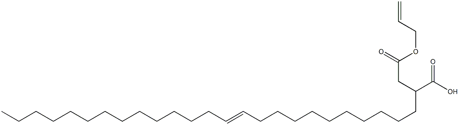 2-(11-Pentacosenyl)succinic acid 1-hydrogen 4-allyl ester Struktur