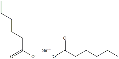 Bishexanoic acid tin(II) salt Struktur