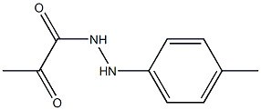 1-[2-(4-Methylphenyl)hydrazino]-1,2-propanedione Struktur