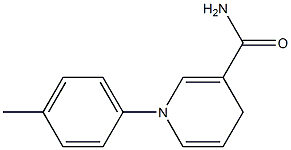 1-(4-Methylphenyl)-1,4-dihydropyridine-3-carboxamide Struktur