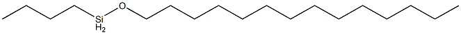 Butyl(tetradecyloxy)silane Struktur