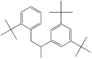 2-(3,5-Di-tert-butylphenyl)-1-(2-tert-butylphenyl)propane Struktur