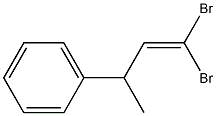 1,1-Dibromo-3-phenyl-1-butene Struktur