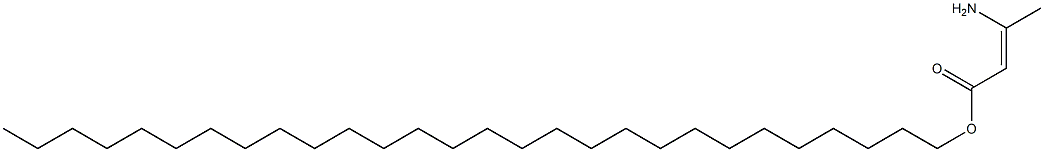 (Z)-3-Amino-2-butenoic acid octacosyl ester Struktur