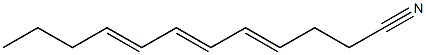 4,6,8-Dodecatrienenitrile Struktur