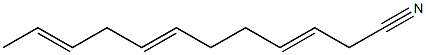 3,7,10-Dodecatrienenitrile Struktur