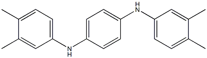 N,N'-Bis(3,4-dimethylphenyl)-p-phenylenediamine Struktur