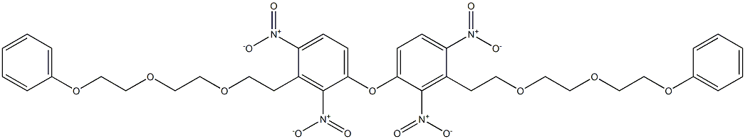 [2-[2-[2-(Phenoxy)ethoxy]ethoxy]ethyl](2,4-dinitrophenyl) ether Struktur