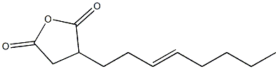 2-(3-Octenyl)succinic anhydride Struktur