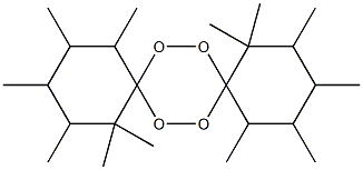 1,1,2,3,4,5,10,10,11,12,13,14-Dodecamethyl-7,8,15,16-tetraoxadispiro[5.2.5.2]hexadecane Struktur