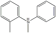 Methylphenyl(2-methylphenyl)silane Struktur