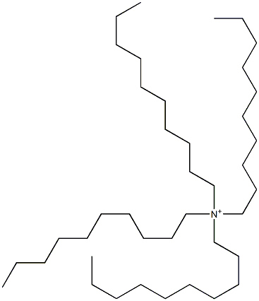 Tetra(decyl) ammonium Struktur