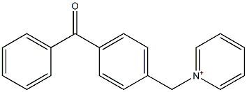 1-(4-Benzoylbenzyl)pyridinium Struktur