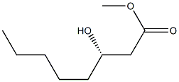 (3S)-3-Hydroxyoctanoic acid methyl ester Struktur