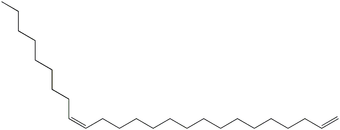 (Z)-1,16-Pentacosadiene Struktur